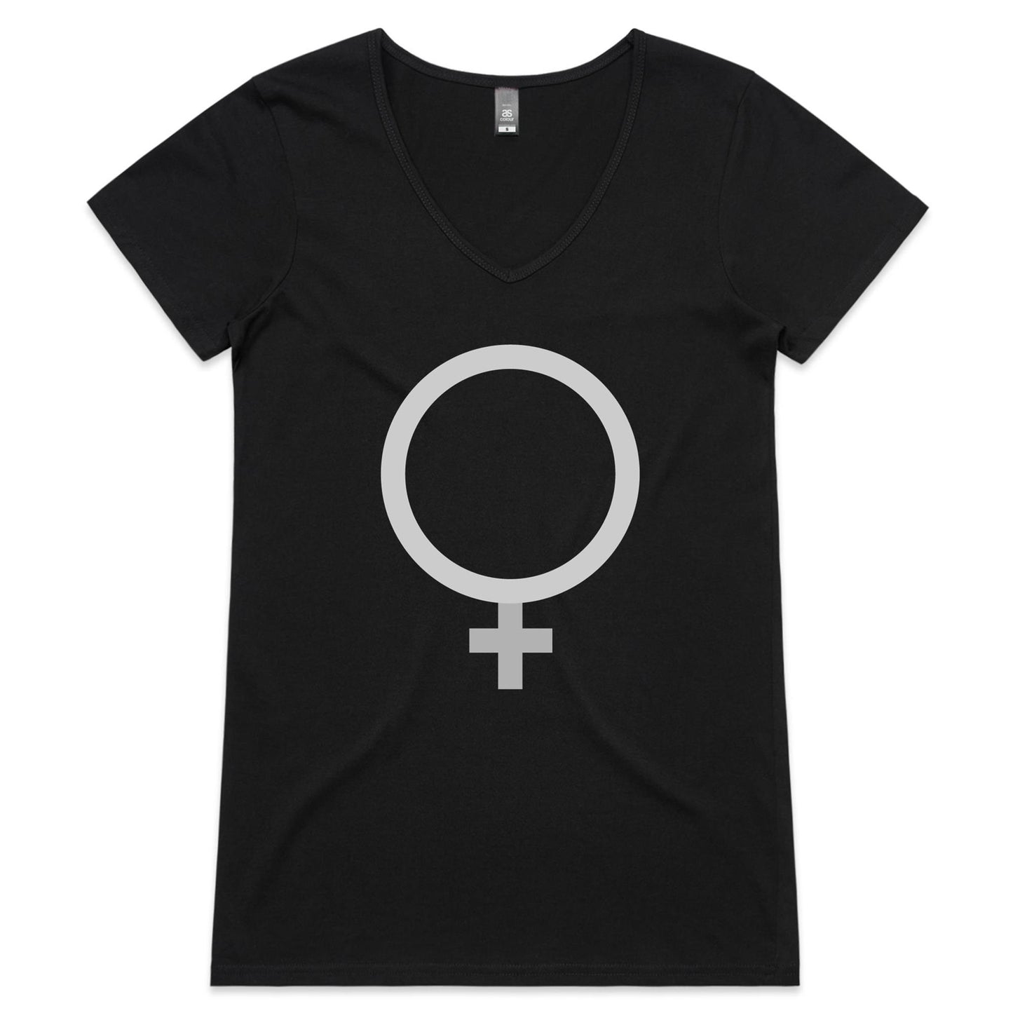 Venus, Goddess of Love & Desire - Womens V-Neck T-Shirt