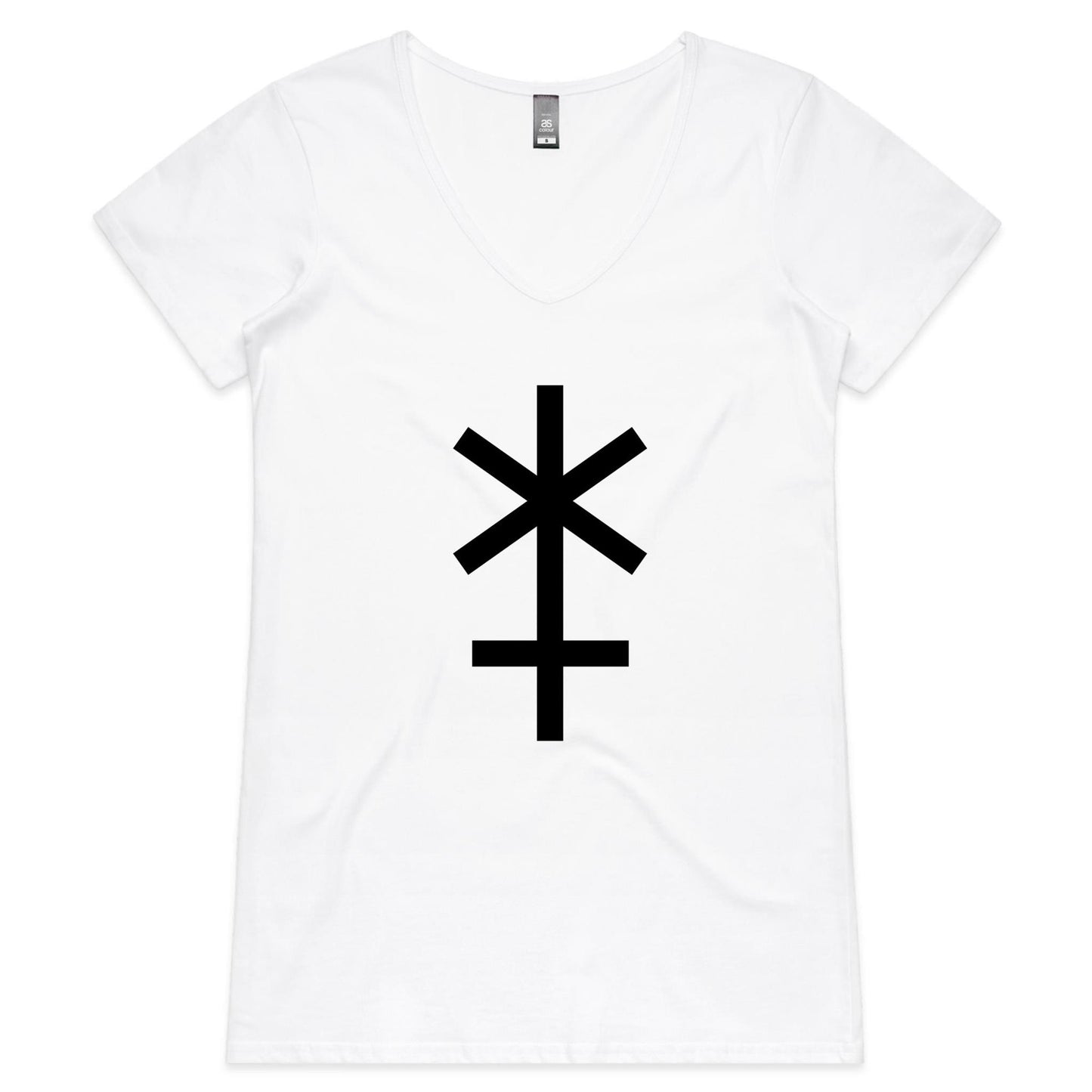 Hera, Goddess of marriage, women, and family & Queen of the Gods - Womens V-Neck T-Shirt